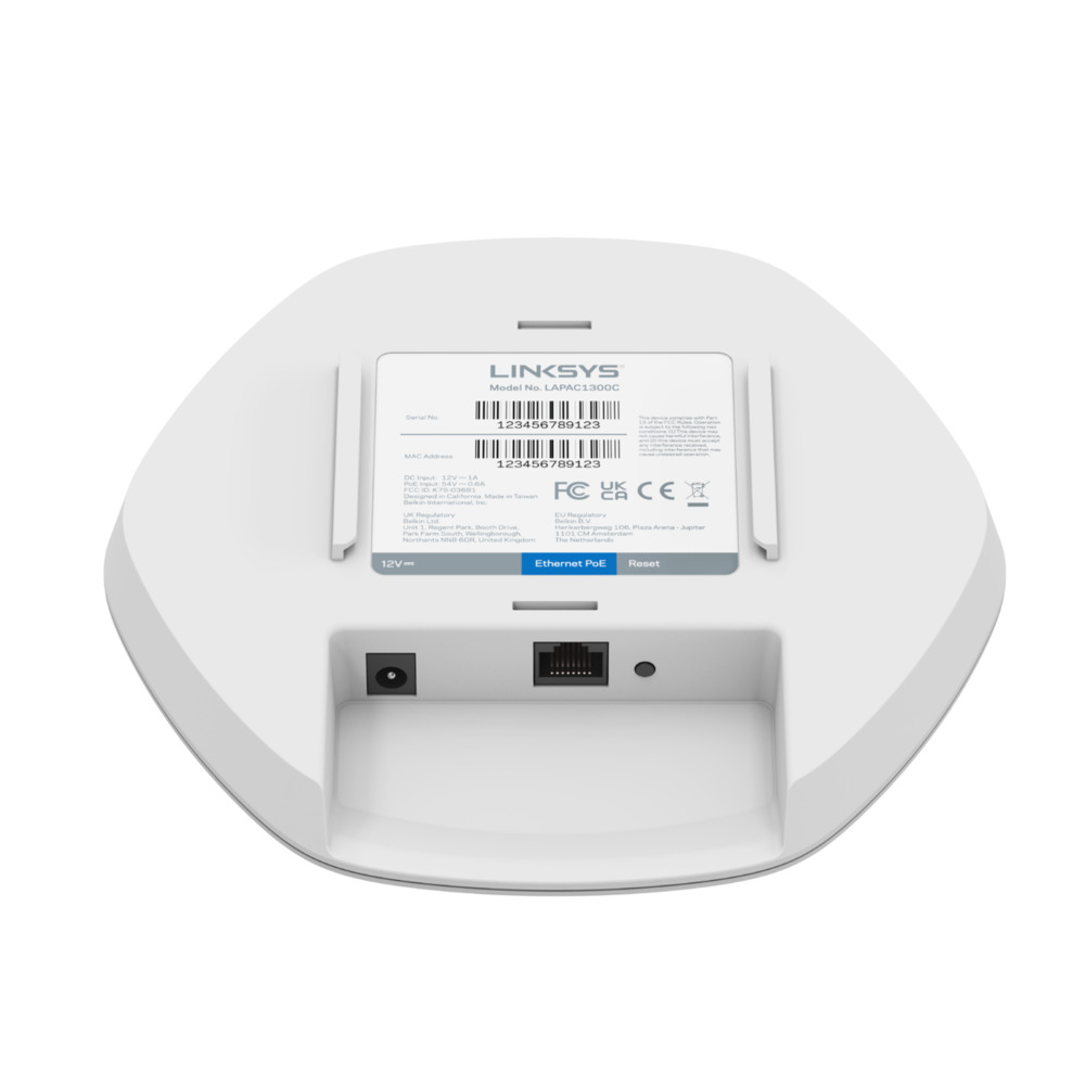 Linksys LAPAC1300C - Business Cloud Managed AC1300 WiFi 5 Indoor Wireless Access Point