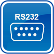 DB9 connector, full RS232 (with RTS,CTS) 