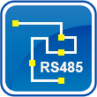 RS485 Full Duplex (4 wires) and Half Duplex (2 wires). 300-115200 baud rate 